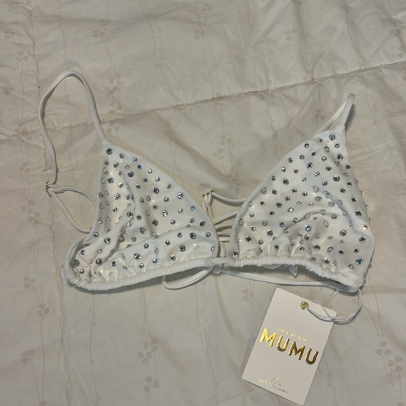 NWT Show Me Your Mumu Tanning Top with Rhinestones - Picture 2 of 4